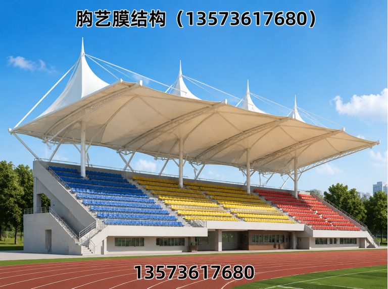 诸城市膜结构加油站展示图
